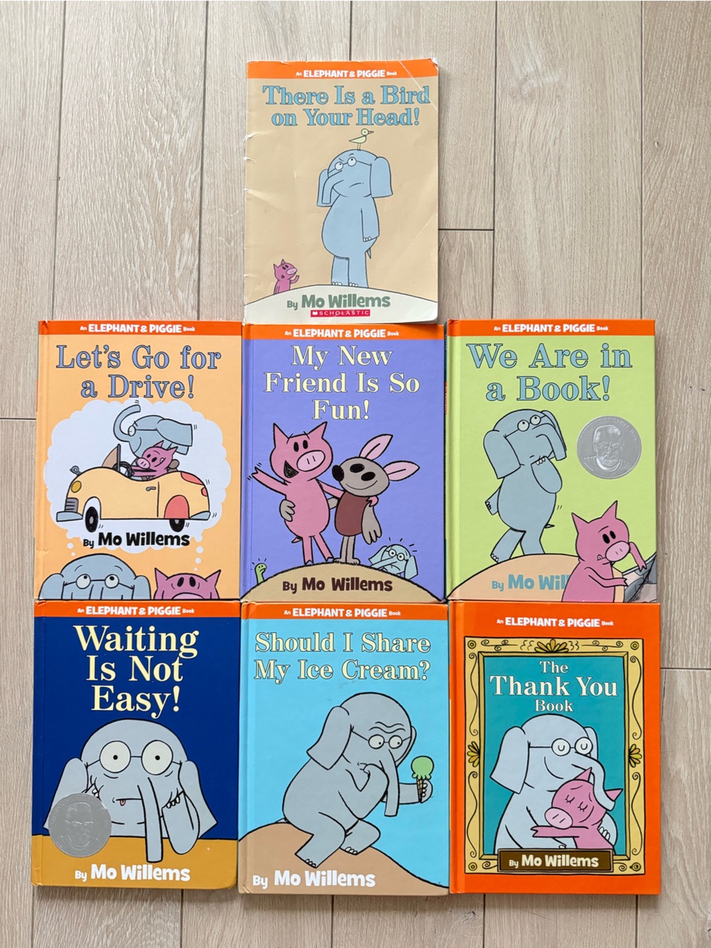 Set of 7 An Elephant And Piggie Books Mo Willems